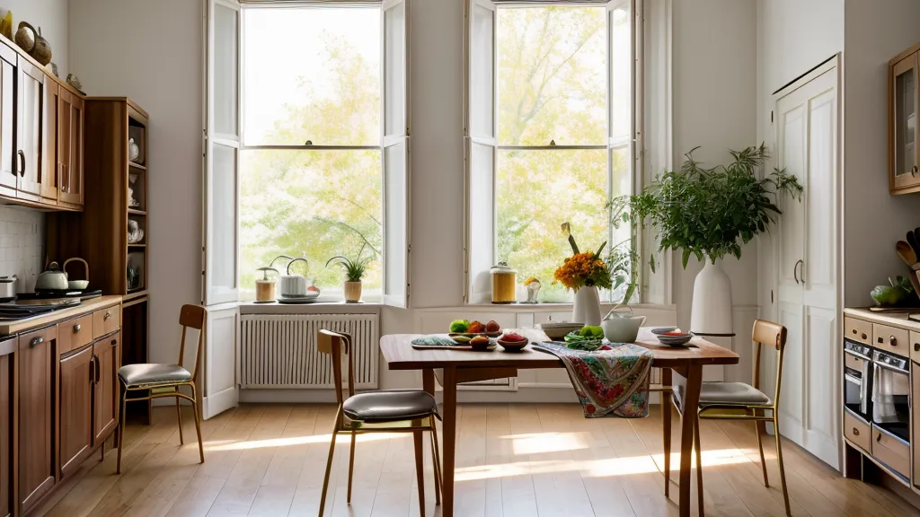 Sonniges Wohnzimmer einer Kölner Altbauwohnung als Alltagsszene für Human Design in der Familie